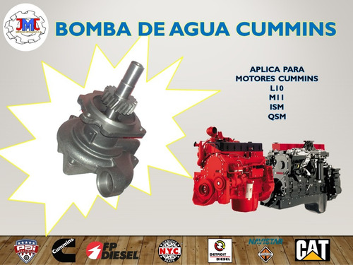 Bomba De Agua Para Motor Cummins L10-m11-ism