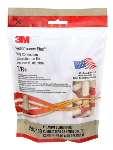Conector De Cable 3m Performance Plus, Muelle De Acero Fl...