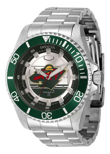 Reloj Invicta Nhl Minnesota Wild 42214 Para Mujer