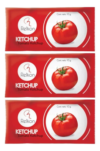 Ketchup En Sachet 10g, Caja 100 Unidades - Salsa De Tomate