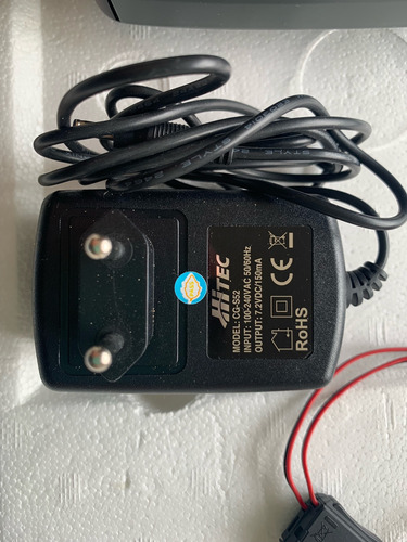 Radio Hitec Optic 6 2.4ghz Afhss, 6 Canales Casi Sin Uso (Usado)