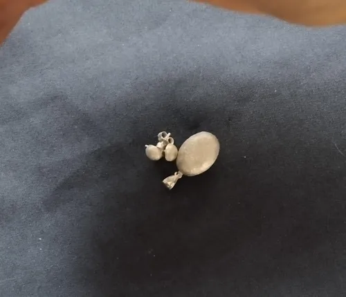 Dije De Plata Con Zarcillos