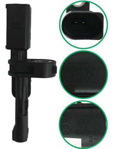 Sensor Freio Abs Golf 1.4 Tsi Traseiro Original Wht003864