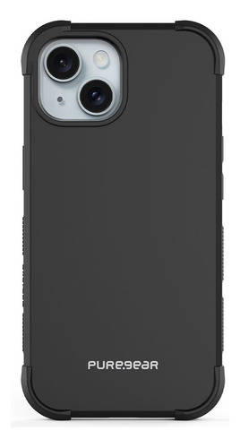 Funda Pure Gear Dualtek Para iPhone 15 Plus Uso Rudo Color Negro