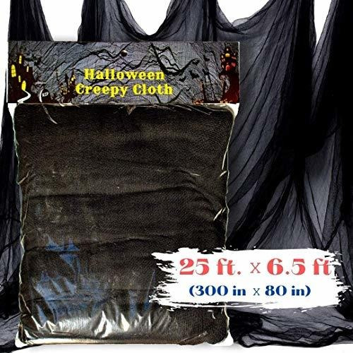 Decoración Creación Halloween Creepy Cloth (25ft X 9pwkv