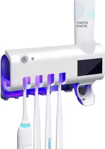 Comprar Dispenser Automatico Pasta Dental + Porta Cepillos Luz Uv