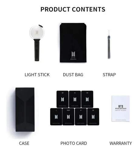 Sayzer Bts Lightstick Edición Especial Oficial Con 7 Kpop