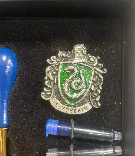 Kit De Sellos Pluma Y Más Harry Potter Para Manualidades Modelo 5 Slytherin