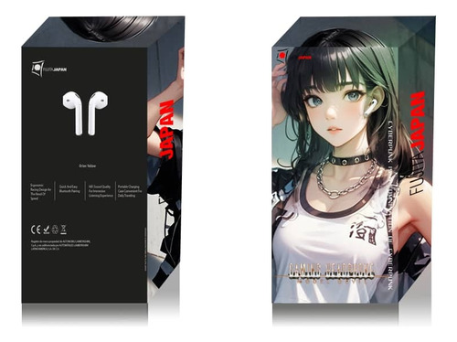 Auriculares Inalámbricos Aiko Pro 6 Fujita Japan Blanco