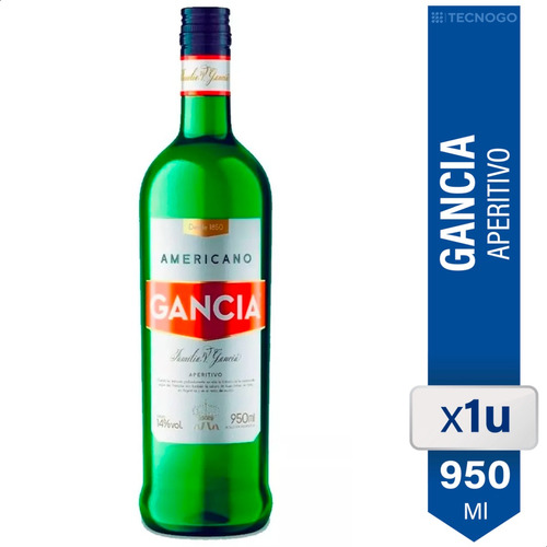 Gancia Americano Aperitivo Botella 950ml Bebidas 01almacen