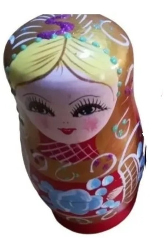 Muñeca Matrioshka De 5 Piezas, Artesanal / Importadas