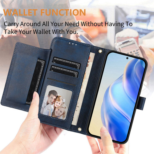 Funda De Piel Tipo Cartera Para Teléfono Inteligente Honor X8 X8a X8b X8c