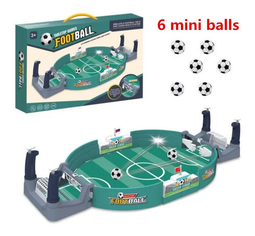Mini Juego De Fútbol Infantil Portátil Estilo Pinball.