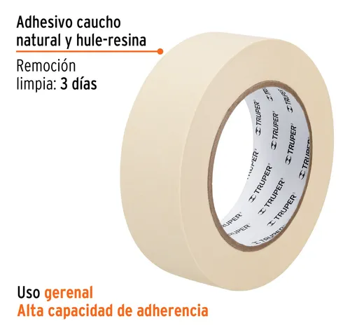 Cinta De Enmascarar Profesional De 50 Metros. Ancho 36 Mm