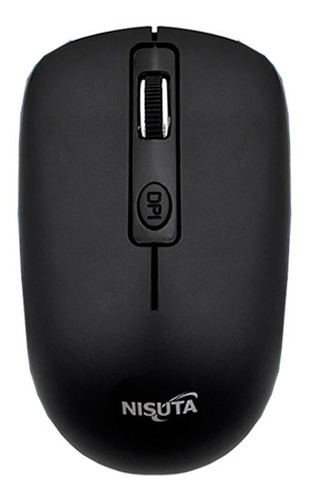 Mouse Inalambrico Nisuta 1600 Dpi 4d 4 Botones Diestro Zurdo