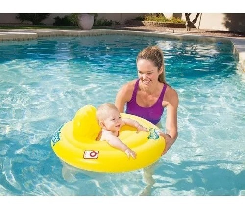 Imagen 5 de 7 de Flotador Inflable Salvavidas Asiento Bebe Para Pileta 32096