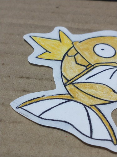 Sticker Casero Magikarp Shiny Pokémon Bootleg (Usado)