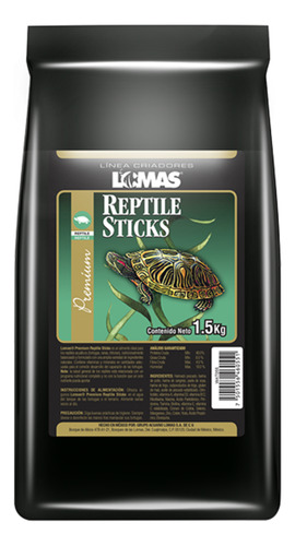 Alimento Tortugas Reptiles En Palitos Reptile Sticks 1.5k