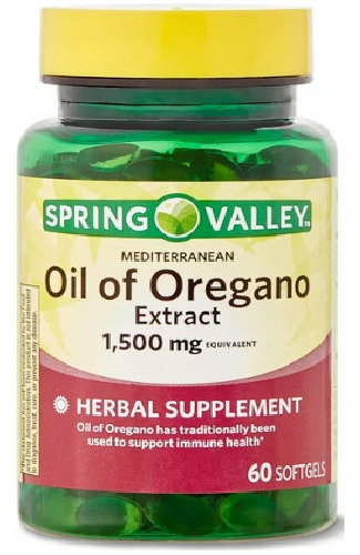 Aceite Oregano 1500mg X 60gels