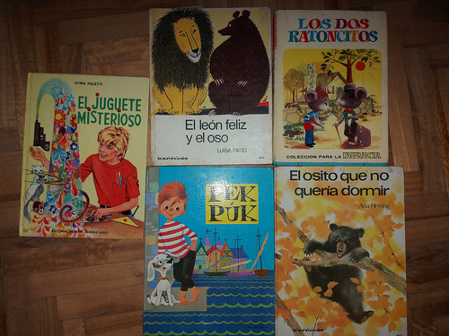 Antiguos Libros Infantiles Lote De 5 Ian 318