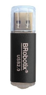 Lector Microsd, Negro, Usb 2.0 Brobotix 345673n