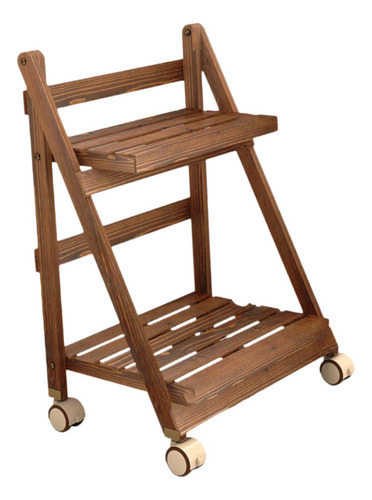 Stand Rack Batter Soporter De Plantador Plegable 2 Nivel