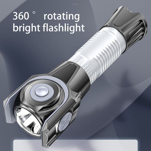 Linterna Led Exterior Con Rotación De 360 Grados, Recargable