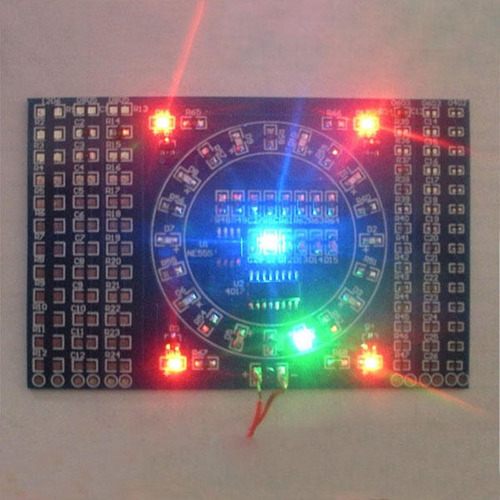 Placa De Prática De Soldagem De Componente Smd Kit De Solda