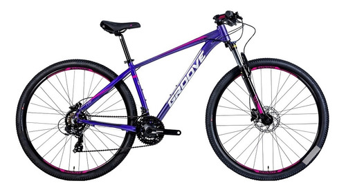 Bicicleta Mountain Bike Groove Indie 10 21v - Roxa