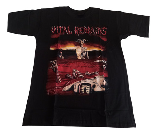 Vital Remains Let Us Pray Polera Talla L Hellblast