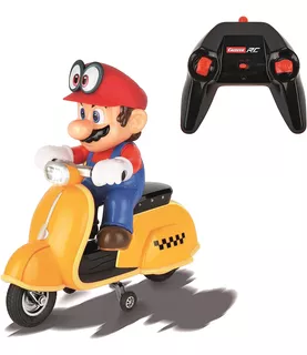 Carrera - Patinete Rc Con Licencia Oficial De Super Mario Od