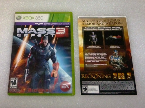 Mass Effect 3 Microsoft Xbox 360