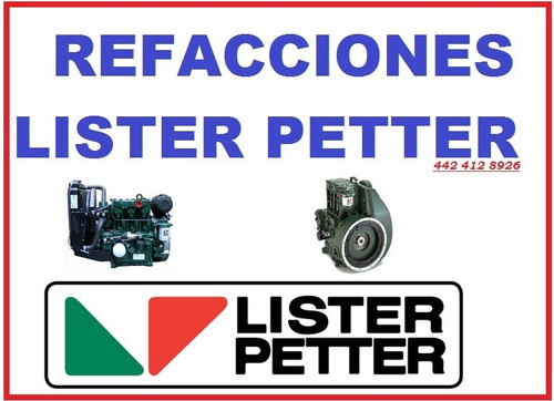 Refacciones Lister Petter Diesel