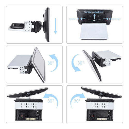 Para Autoestéreo Android 10.0 1din De 10in Giratorio 2+32g