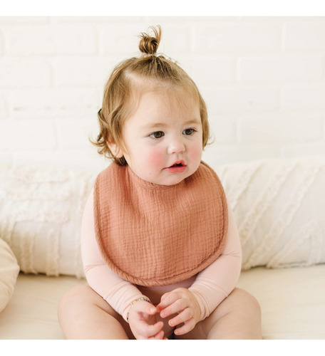 Baberos Suaves Y Absorbentes Para Bebés De 8 Piezas