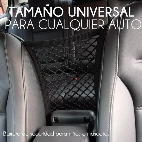 Red Elastica Contencion Auto Mascota Malla Divisora Perro