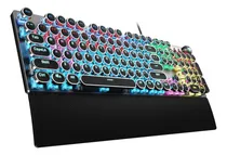 Comprar Teclado Mecânico Para Jogos Estilo Máquina De Escrever Aula