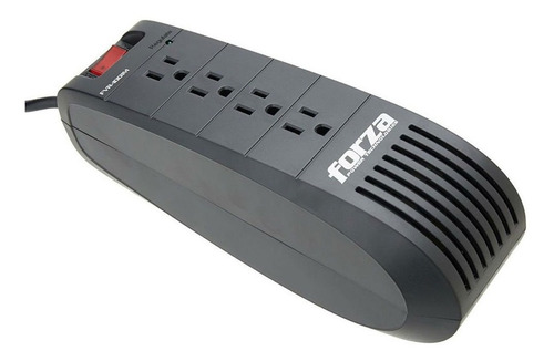 Imagen 2 de 3 de Regulador De Voltaje Fvr-1001 Forza 1000va 500w 4 Tomas