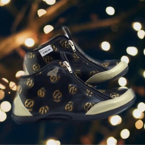 Imagen 5 de 7 de Zapatillas Infantiles Te Para Tres Cuero Ecológico