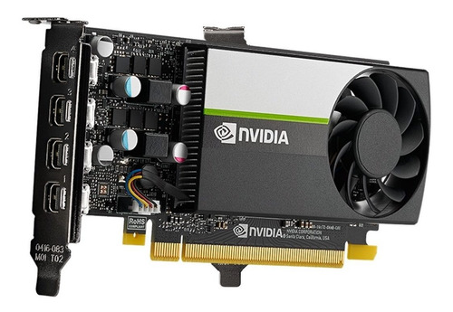 Placa De Video Pny Nvidia T1000 4gb Ddr6 128 Bits Hdr