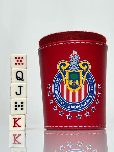 Cubilete America, Cruz Azul, Chivas Y Pumas Con Dados Poker