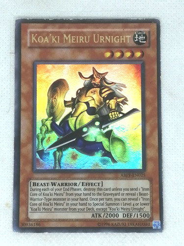 Yugioh Koa'ki Meiru Urnight Ultra Con Detalles