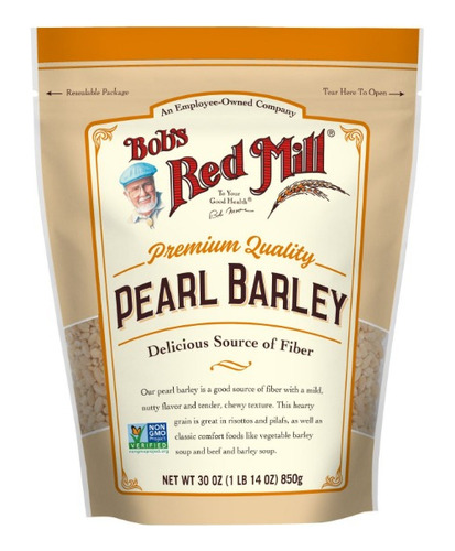 Bob's Red Mill Pearl Barley 850g Cebada En Perla Importada