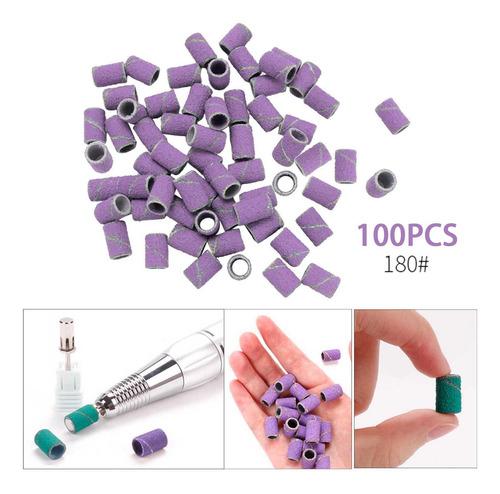 3 Bandas De Lijado Profesional 100 Piezas Para Manicura