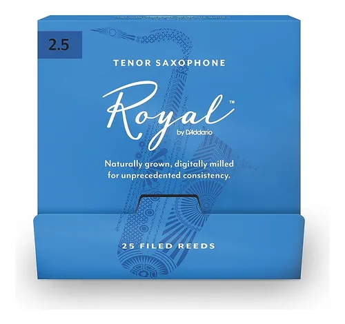 comprar Royal By D'addario Tenor Saxophone Reeds, #2.5, 25-count Sin