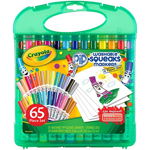 Juego De Marcadores Lavables Crayola Pip Squeaks, Regalo Par