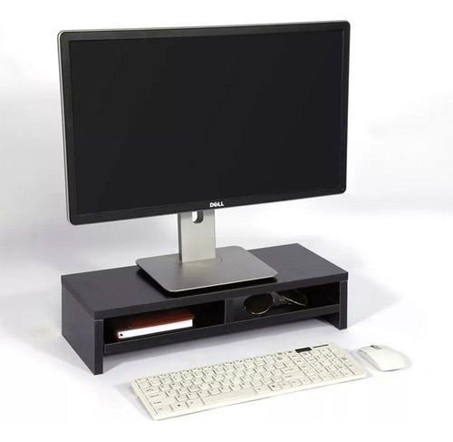 Suporte Para Monitor Em Mdf Com Divisório Gavetas Nicho