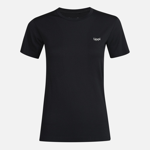 Polera Mujer Challenge Seamless T-shirt Negro Lippi