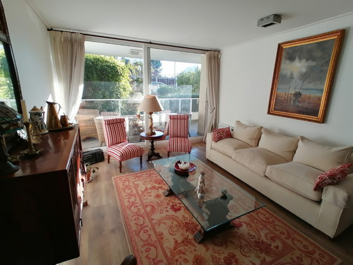 Lindo Departamento Con Jardín Privado En Reñaca
