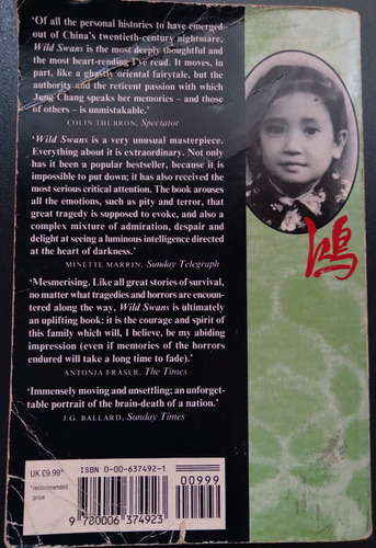 Jung Chang, Wild Swans (Usado)